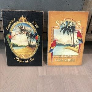 Vintage-Inspired Island Paradise Pictures • Set